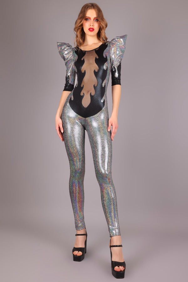 Black Flames Catsuit