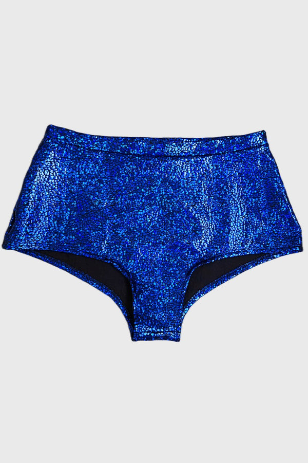High Waist Hotpants, Royal Blue