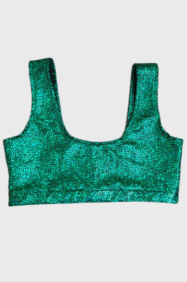 Mini Crop Top, Green