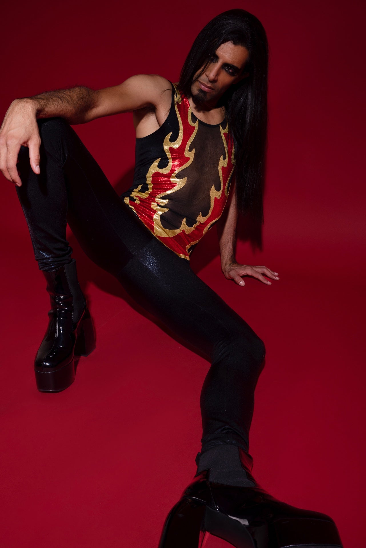 Mens Hellfire Catsuit