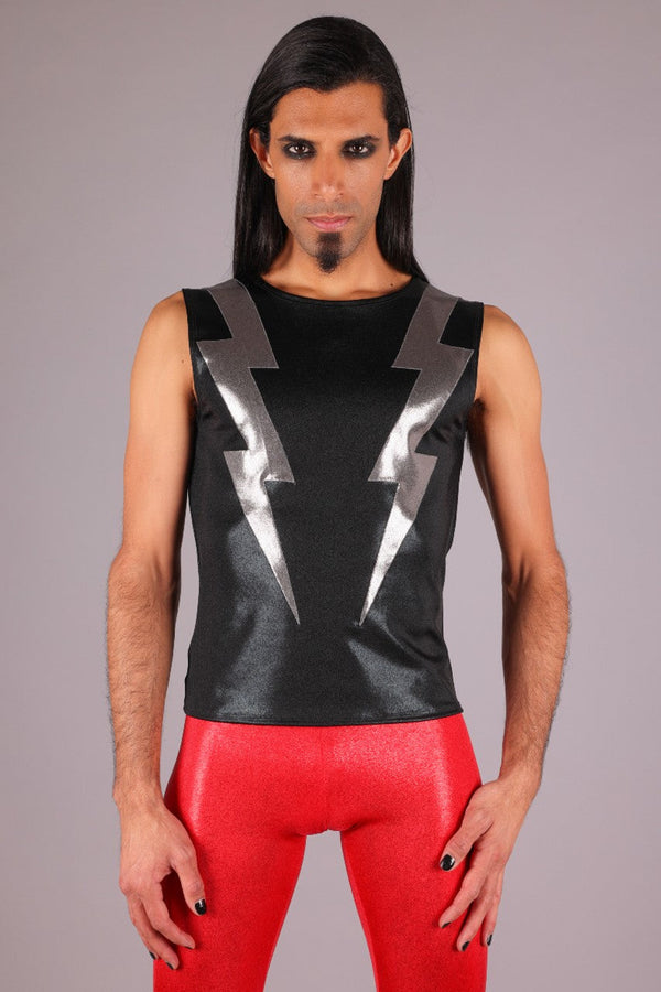 Mens Lightning Bolt Tank Top, RTS