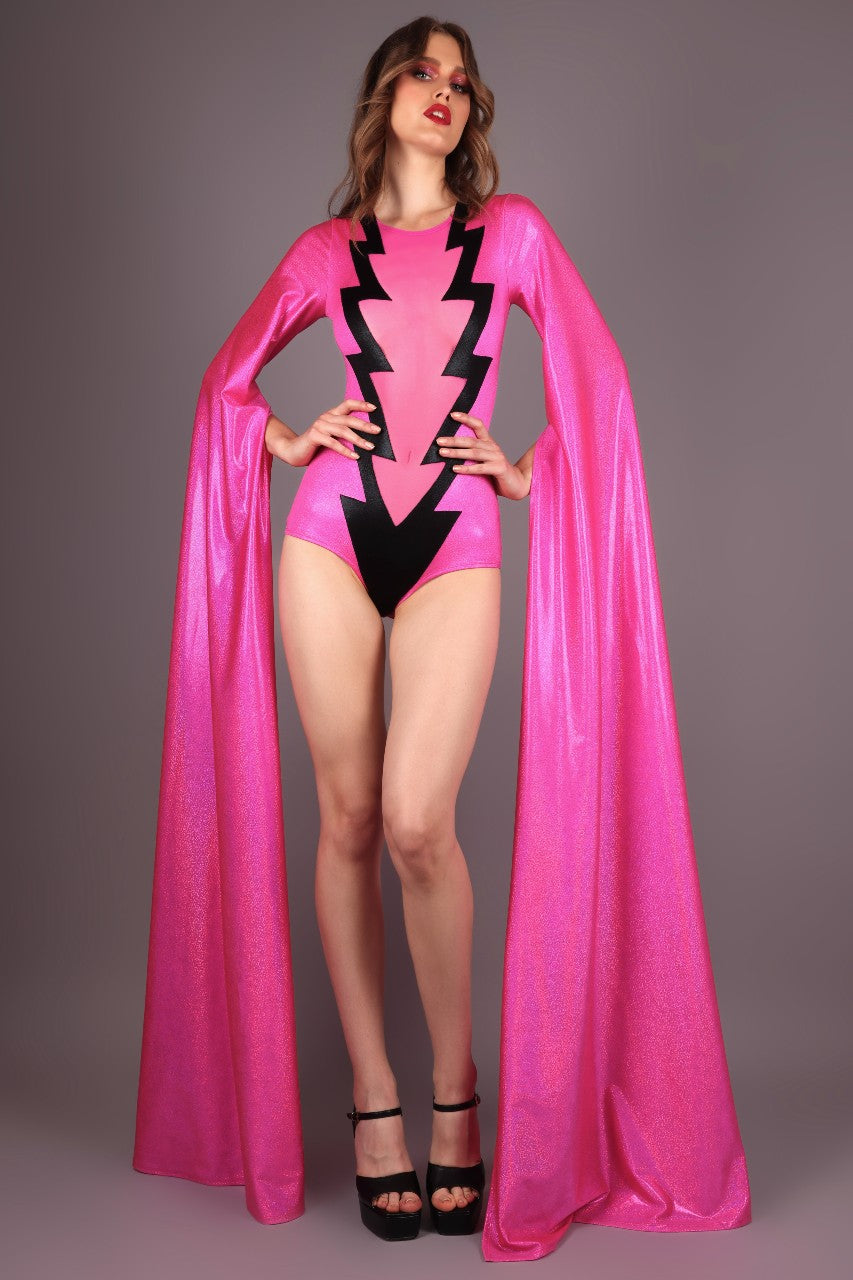 Royal Lightning Bolt Bodysuit