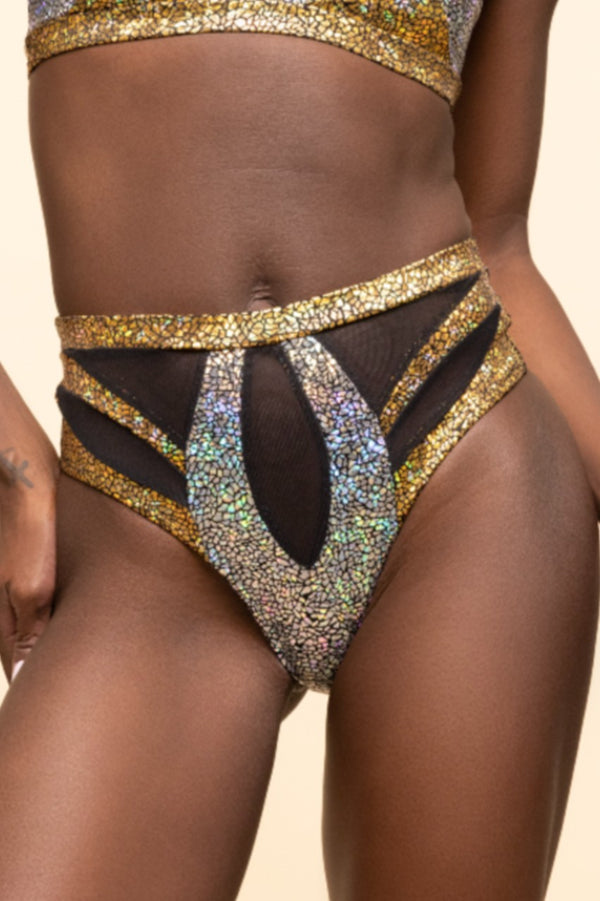 Intergalactic High Waist Thong