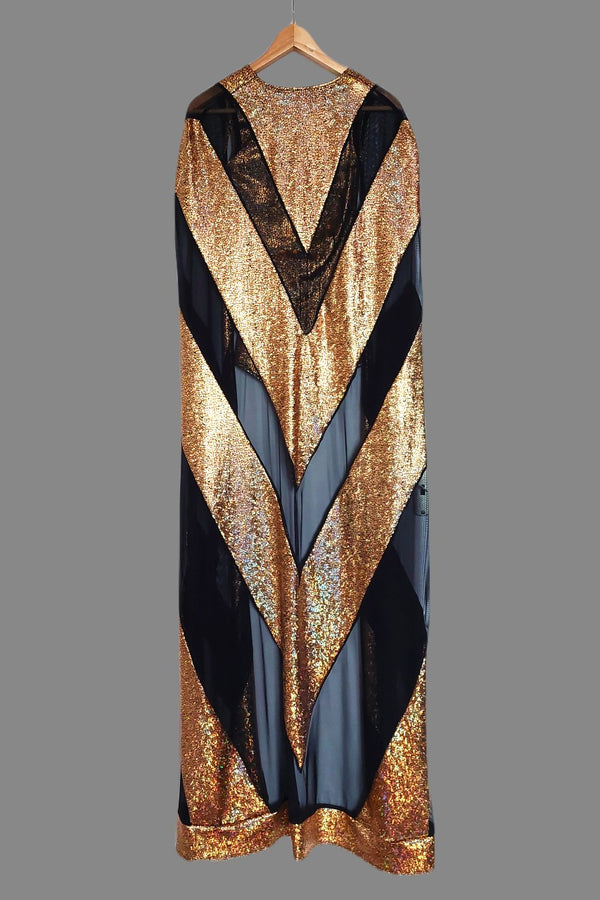 V Bodysuit w. Cape