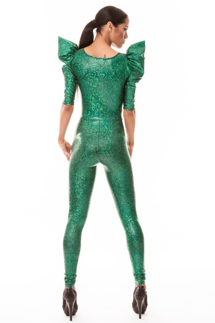 Holographic Green Catsuit | Poison Ivy Costume