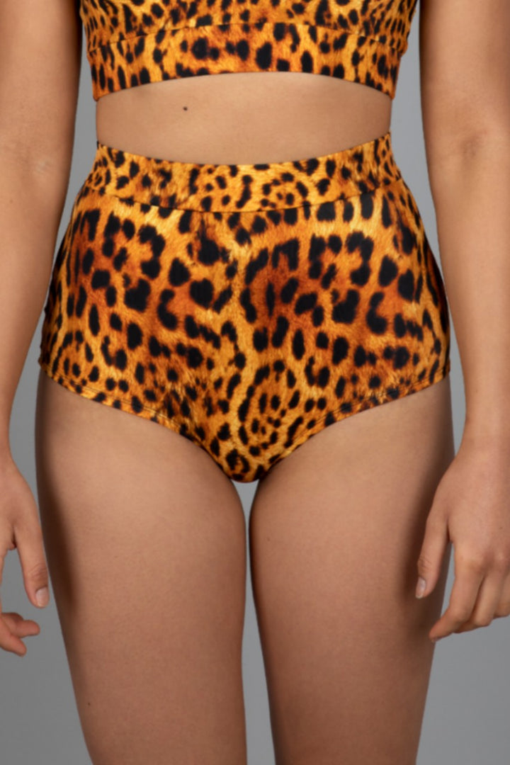 Leopard Print Cheeky Hotpants | Sexy Pole Dance Clothing