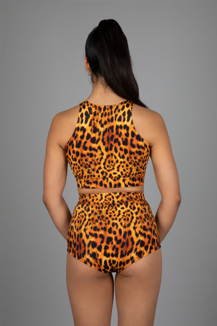 Leopard Print Cheeky Hotpants | Sexy Pole Dance Clothing