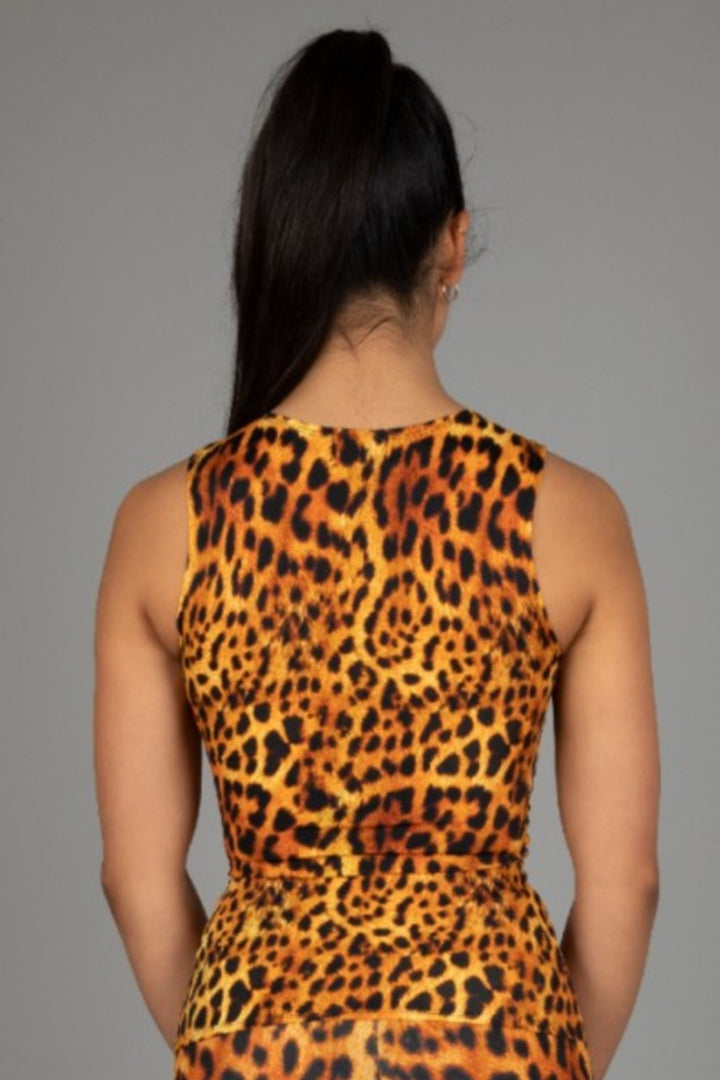 Leopard Print Tank Top | Luxury Designer Fashion 